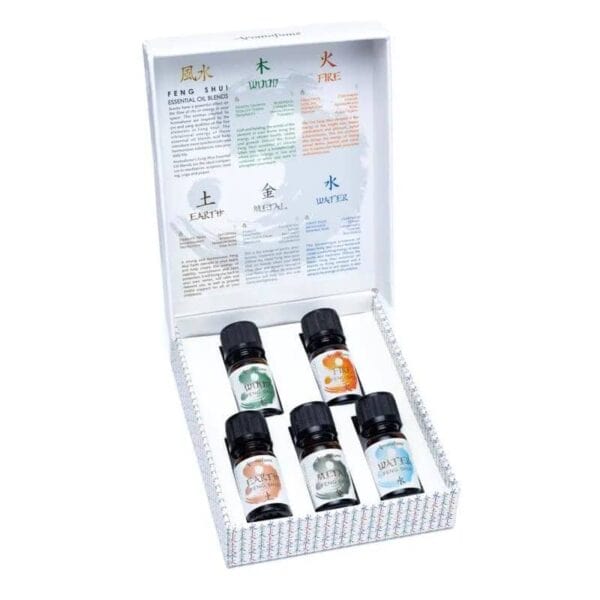 Set de 5 Uleiuri Esențiale Feng Shui Aromafume