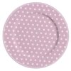 Farfurie de Desert din Porțelan Polka Dot Roz Pastelat, 19 cm este o farfurie de desert din porțelan roz împodobită cu un model de buline albe. Designul este minimalist și vesel, creând o estetică capricioasă și jucăușă. Această farfurie are o formă rotundă tradițională, cu un finisaj neted și curat.